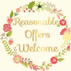 Reasonable offers welcome!